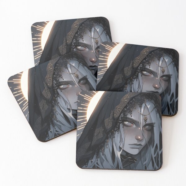 Item preview, Mystical Occult Goth Priestess Anime Girl designed and sold by bubblegoth.