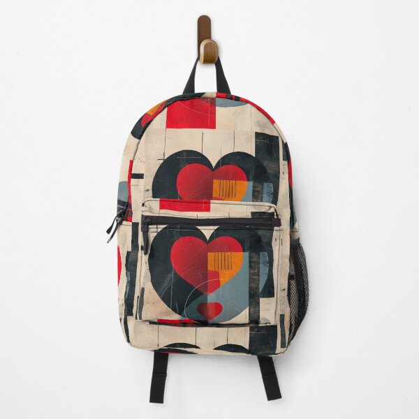 Item preview, Valentines Day Harmony of Love- Bauhaus Elegance in Minimalist Abstraction designed and sold by OlfactoART Studio.