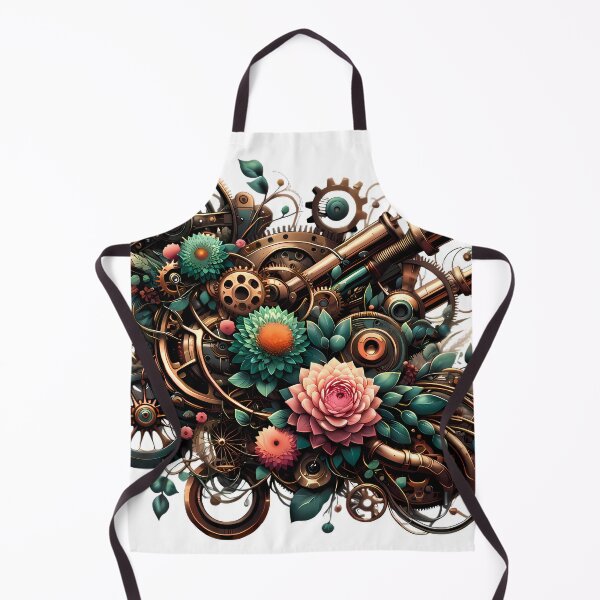Item preview, Mechanical Blossom - Steampunk Floral Fusion designed and sold by Bottron9000.