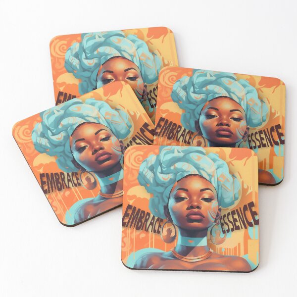 Item preview, Graceful Essence | Portrait of a Confident Black Woman designed and sold by FairX.