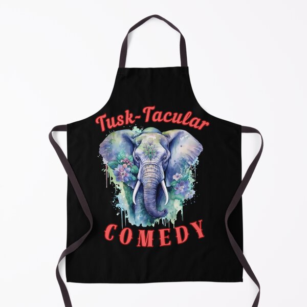 Item preview, Tusk-Tacular Comedy. elephant head designed and sold by ElephantVibes.