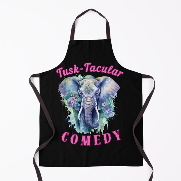 Item preview, Tusk-Tacular Comedy. elephant head designed and sold by ElephantVibes.