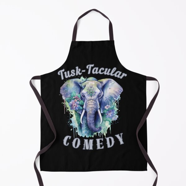 Item preview, Tusk-Tacular Comedy. elephant face designed and sold by ElephantVibes.
