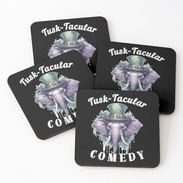 Item preview, Tusk-Tacular Comedy. surreal elephant designed and sold by ElephantVibes.