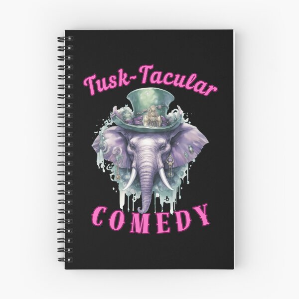Item preview, Tusk-Tacular Comedy. elephant saying designed and sold by ElephantVibes.