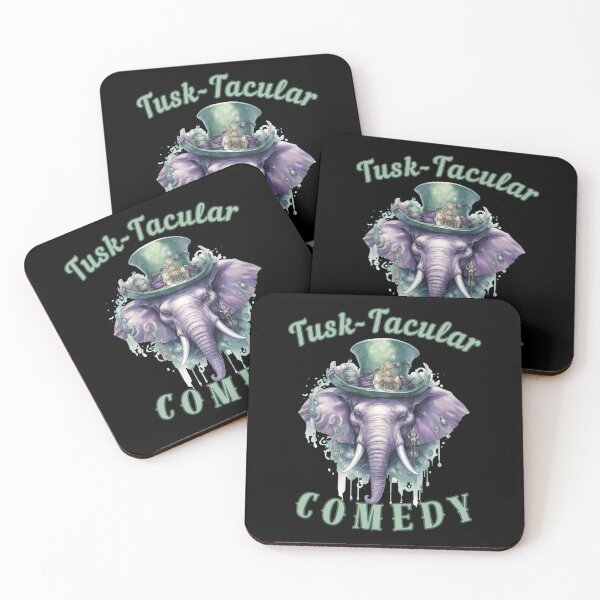 Item preview, Comedia Tusk-Tacular. elefante flor designed and sold by ElephantVibes.