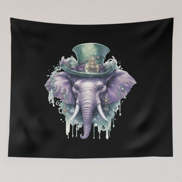 Item preview, Purple Elephant designed and sold by ElephantVibes.