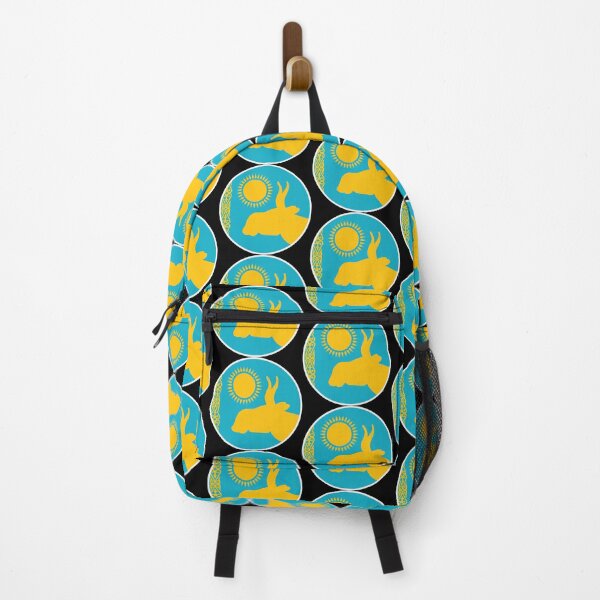 Item preview, Kazakhstan Saiga antelope Kazakh National Animal Flag designed and sold by FlagX.