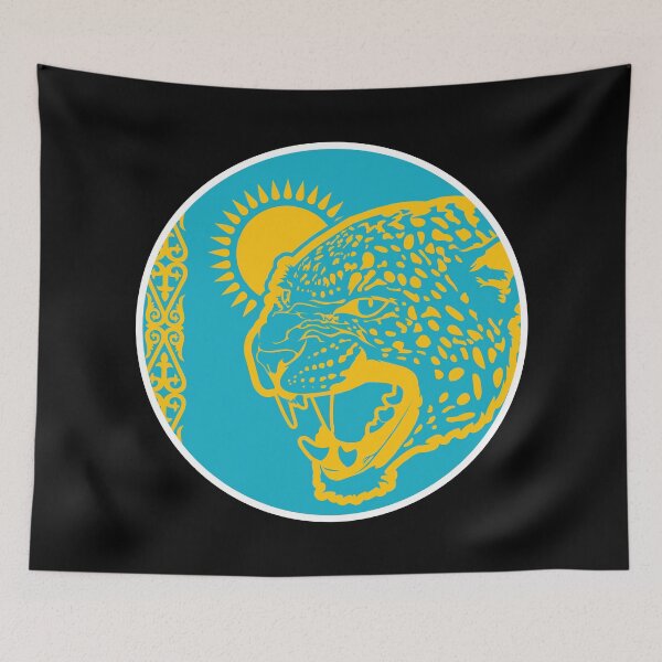 Item preview, Kazakhstan Snow leopard Kazakh National Animal Flag designed and sold by FlagX.