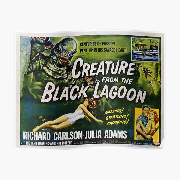 Creature from the Black Lagoon Lobby Card Poster