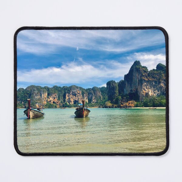 Item preview, Long Tail Boats Waiting on Railay Beach designed and sold by LuizaK.