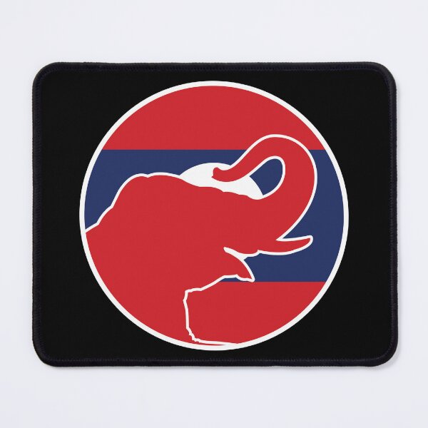 Item preview, Laos Asian elephant Laotian National Animal Flag designed and sold by FlagX.