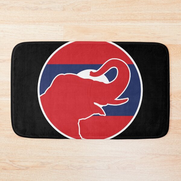 Item preview, Laos Asian elephant Laotian National Animal Flag designed and sold by FlagX.