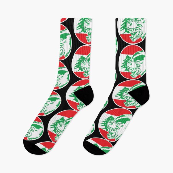 Item preview, Lebanon Hyena Lebanese National Animal Flag designed and sold by FlagX.