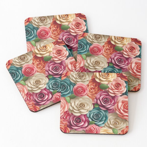 Item preview, Rolled Roses Pattern, Flowers Pattern, Floral Pattern designed and sold by DesignHouse07.