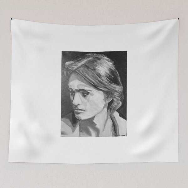 Item preview, Black and White Pop Art- Man Portrait designed and sold by LillyannaEliz.