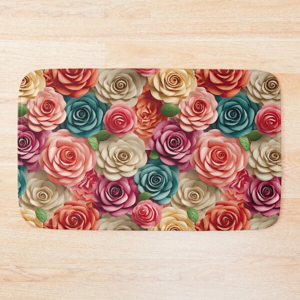Item preview, Rolled Roses Pattern, Flowers Pattern, Floral Pattern designed and sold by DesignHouse07.