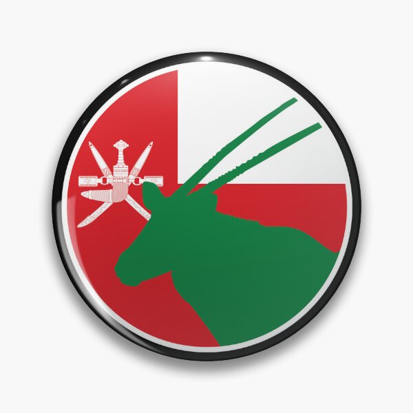 Item preview, Oman Arabian oryx Omani National Animal Flag designed and sold by FlagX.
