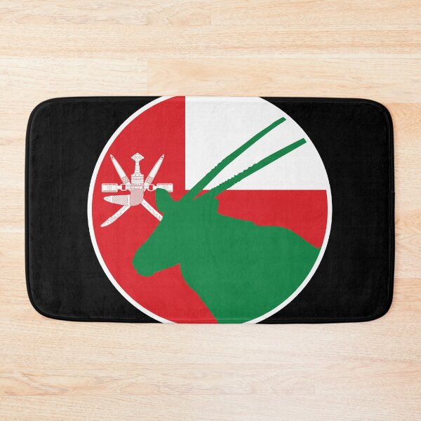 Item preview, Oman Arabian oryx Omani National Animal Flag designed and sold by FlagX.
