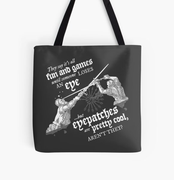 HEMA Lose an Eye, Eyepatches are Cool All Over Print Tote Bag
