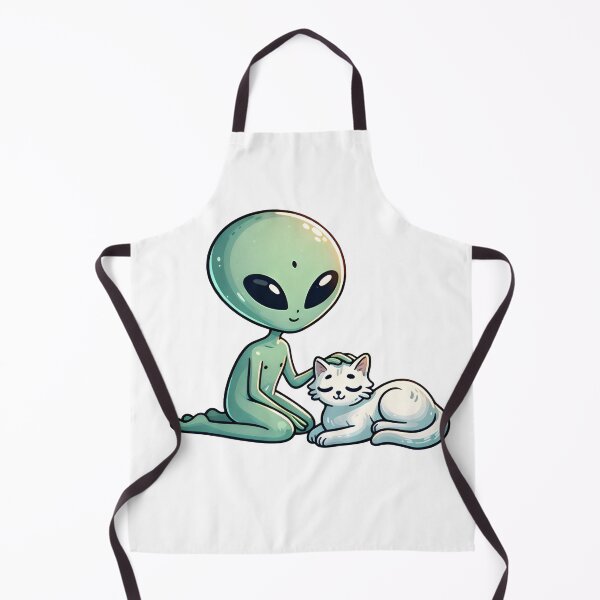 Item preview, Cosmic Purrfection: Alien & Cat Friendship designed and sold by Ingridpd.
