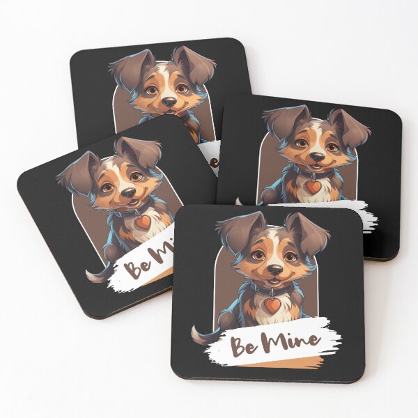 Item preview, Valentine Dog - Be Mine designed and sold by Twisted Enigma Designs.