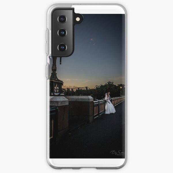 Young Married Couple on Princes Bridge, Melbourne Samsung Galaxy Soft Case