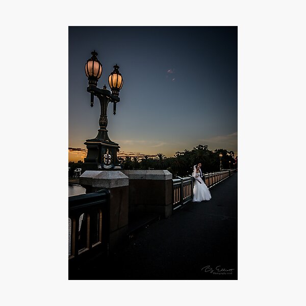 Item preview, Young Married Couple on Princes Bridge, Melbourne  designed and sold by Bj-Elliott.