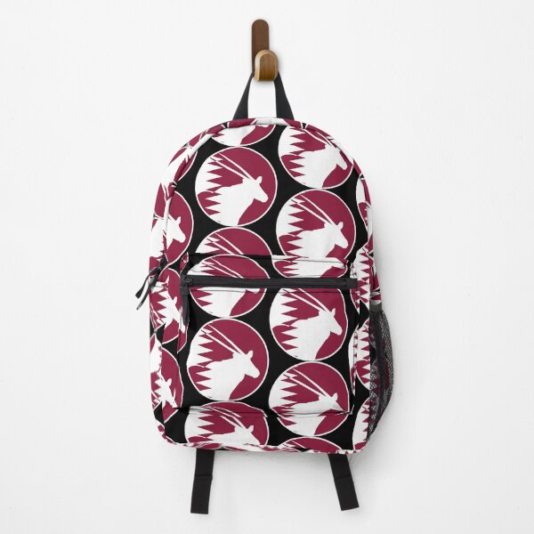 Item preview, Qatar Arabian oryx Qatari National Animal Flag designed and sold by FlagX.