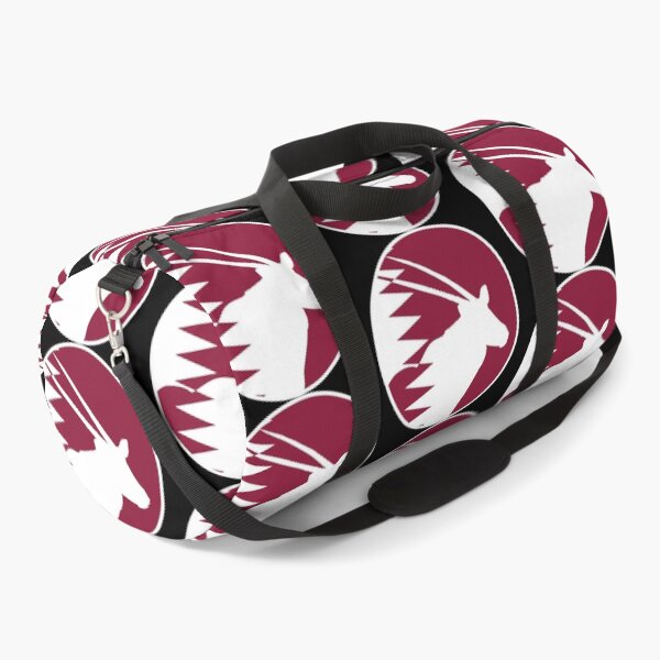 Item preview, Qatar Arabian oryx Qatari National Animal Flag designed and sold by FlagX.