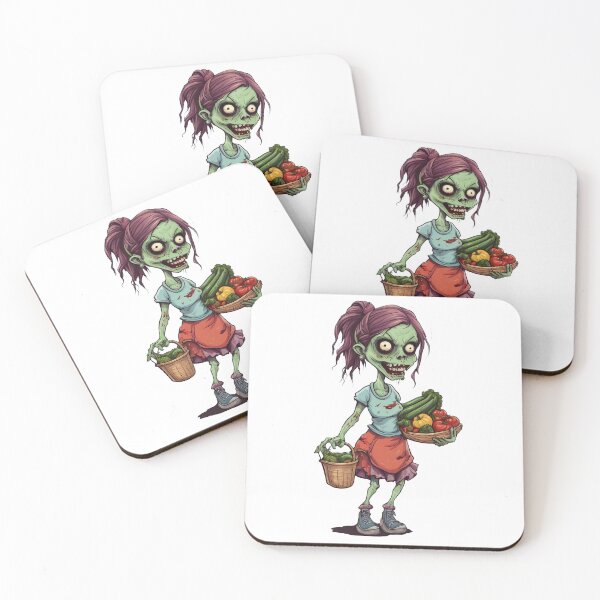 Item preview, caricature vege zombie  girl designed and sold by DarkHues.