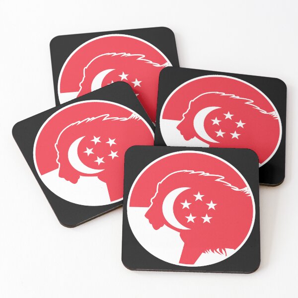 Aperçu de l'œuvre Lion de Singapour Drapeau national des animaux de Singapour créée et vendue par FlagX.