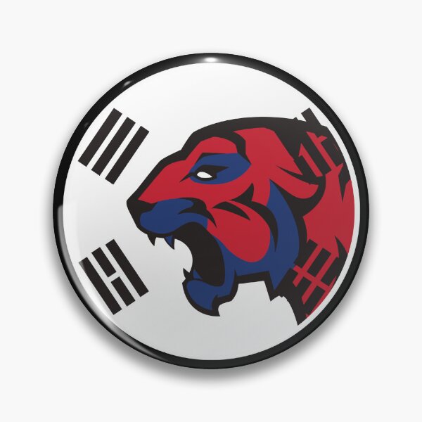 Item preview, South Korea Siberian Tiger South Korean National Animal Flag designed and sold by FlagX.