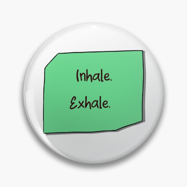 Item preview, Inhale & Exhale Post-It designed and sold by Ashley Yakopec.