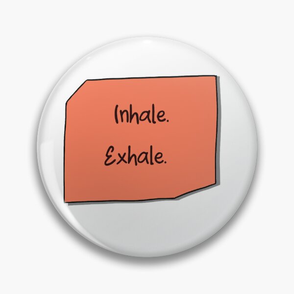 Item preview, Inhale Exhale Post-It designed and sold by Ashley Yakopec.