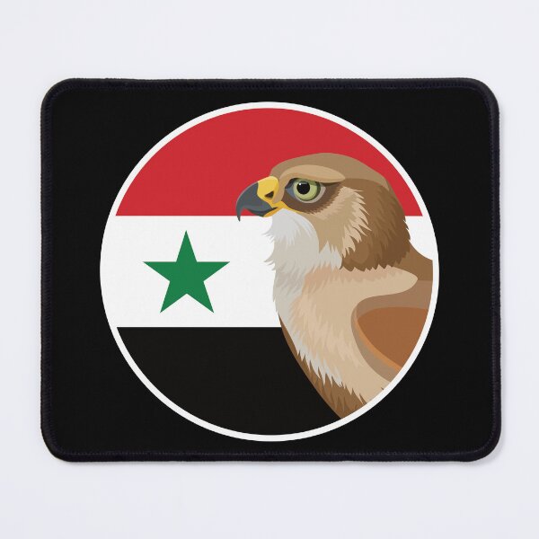 Item preview, Syria Falcon Syrian National Animal Flag designed and sold by FlagX.