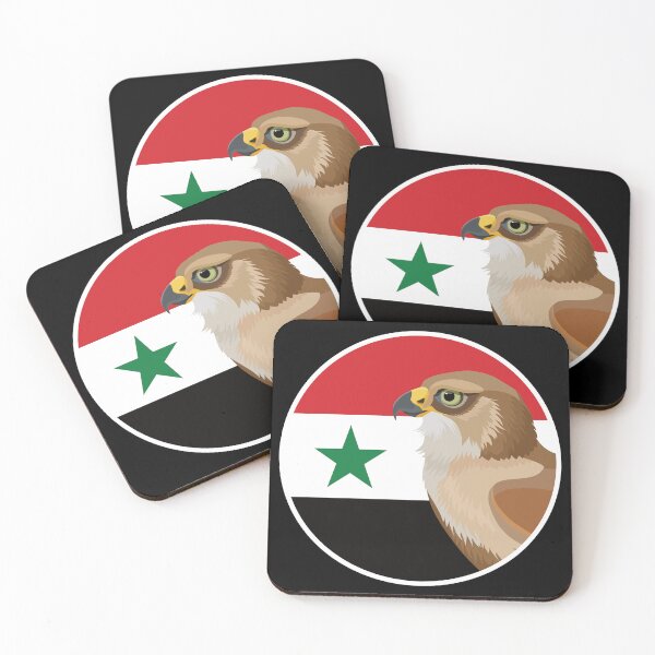 Item preview, Syria Falcon Syrian National Animal Flag designed and sold by FlagX.