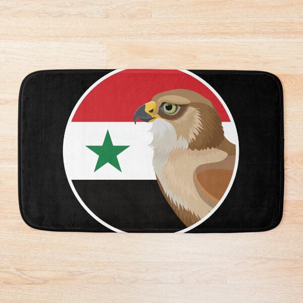 Artikelvorschau, Syrien-Falke, syrische Nationaltierflagge entworfen und verkauft von FlagX.