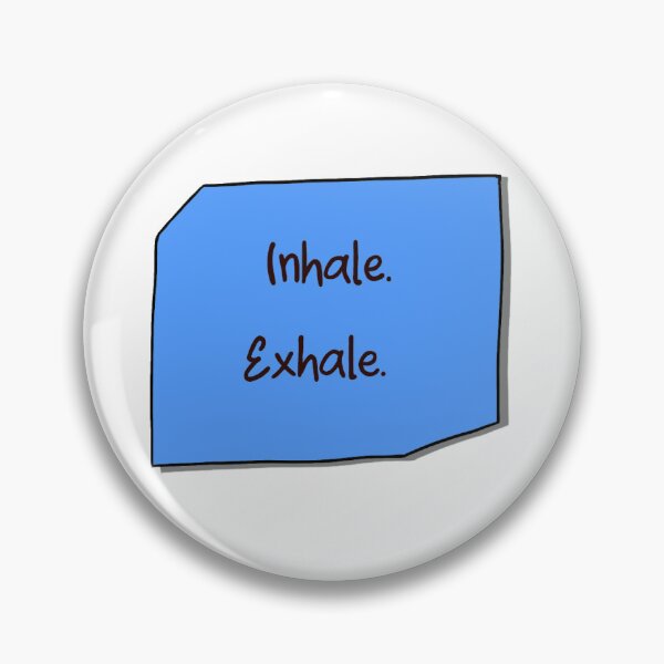 Item preview, Inhale Exhale Post-It designed and sold by Ashley Yakopec.