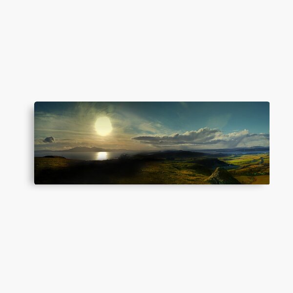 Panorama Over the Clyde from Law Hill, West Kilbride Canvas Print