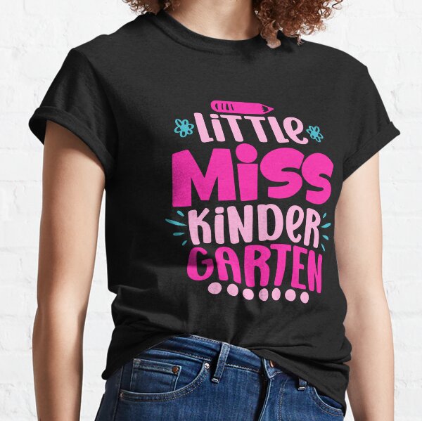 Little Miss Fitness Gift Women Gym Lover Gag T-Shirt
