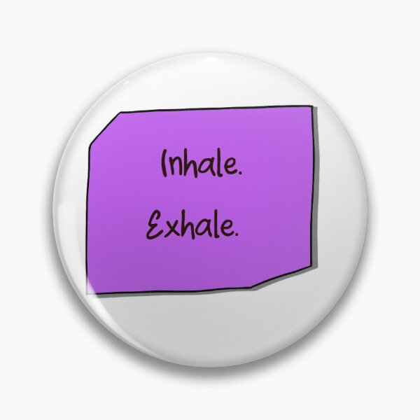 Item preview, Inhale Exhale Post-It designed and sold by Ashley Yakopec.