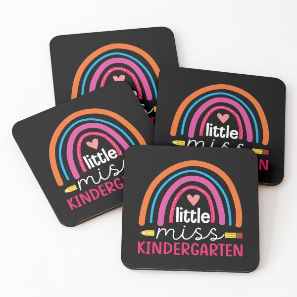 Item preview, Little Miss Kindergarten Back to School Rainbow Kids designed and sold by CORJIDOG-ART.
