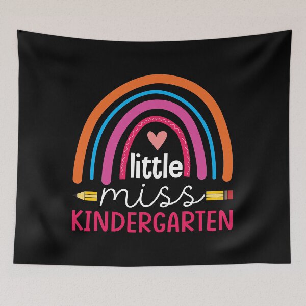 Item preview, Little Miss Kindergarten Back to School Rainbow Kids designed and sold by CORJIDOG-ART.