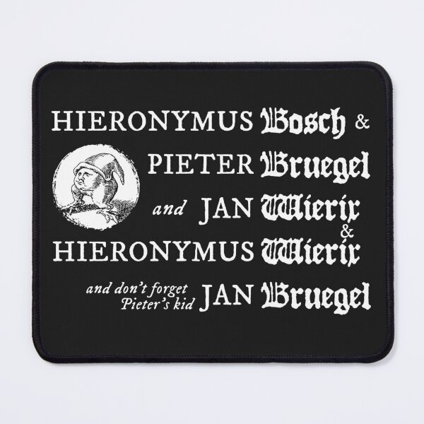 Item preview, Flemish Painters Bosch, Bruegel, & Weirex designed and sold by Rebels or Beggars.