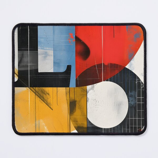 Item preview, Embarking on Love's Odyssey- A Vivid Abstract Bauhaus LOVE Symphony Unveiled designed and sold by OlfactoART Studio.