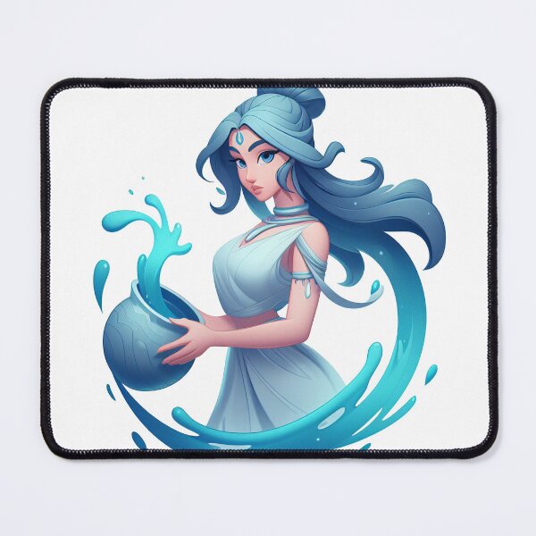 Item preview, Cute Water Bearer - Aquarius Zodiac Sign Art2 designed and sold by GsnDream.