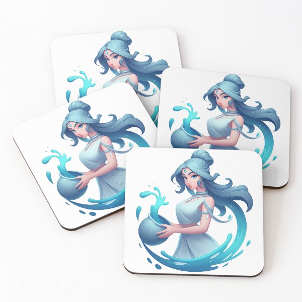 Item preview, Cute Water Bearer - Aquarius Zodiac Sign Art2 designed and sold by GsnDream.