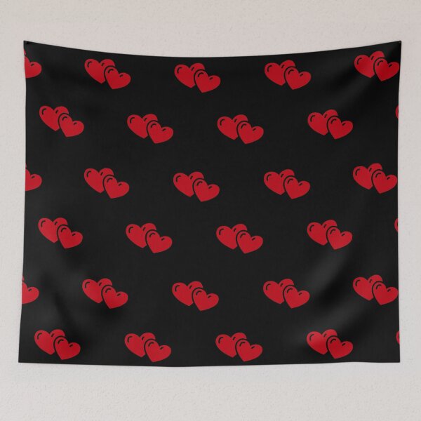 Item preview, Double Hearts--Black designed and sold by Shilo George.