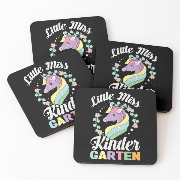 Item preview, Little Miss Kindergarten Back to School Unicorn Kids designed and sold by CORJIDOG-ART.